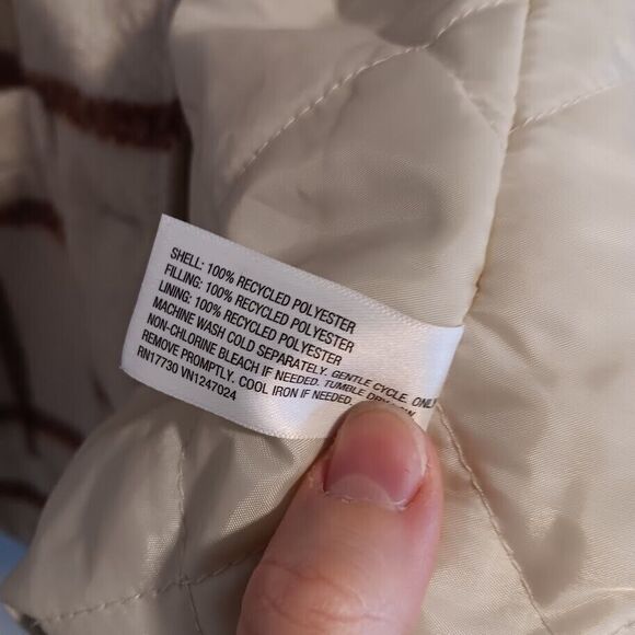 Universal Thread Women's Oversized Wool Jacket Size L Large Cream Plaid - Picture 4 of 6